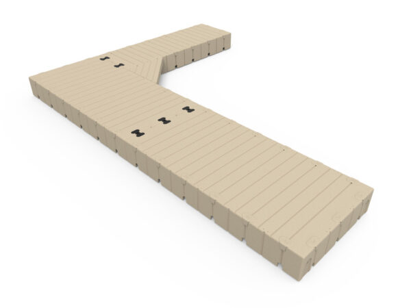 L-Shape Dock, 20′ Long x 15′ Wide